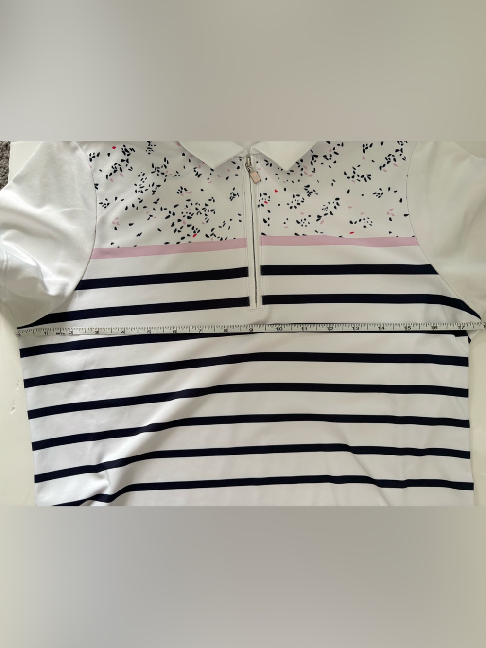Callaway Opti Dri UPF 50 Stripe Golf Polo Top Small - Picture 7 of 8